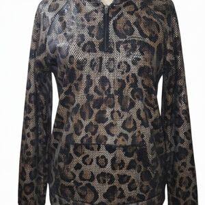 Cowgirl Tuff Leopard Print Hoodie